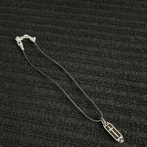 Brighton Black and Silver Cross Necklace